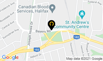 Canadian Blood Services in Halifax map
