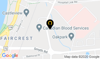 Canadian Dental Association in Guelph map
