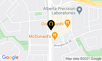 Canadian Denture Centres in Calgary map