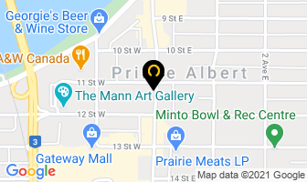 Canadian Dog Sled Challenge in Prince Albert map