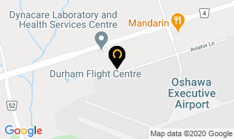 Canadian Flight Academy in Oshawa map