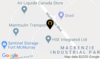 Canadian Freightways in Fort McMurray map