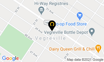 Canadian Modular Building Systems Ltd in Vegreville map