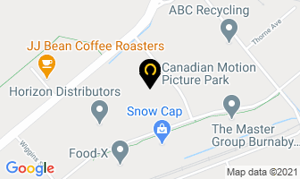 Canadian Motion Picture Park in Brant map