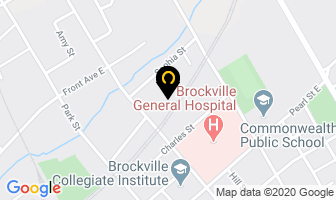 Canadian Red Cross in Brockville map