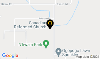 Canadian Reformed Church in Vernon map