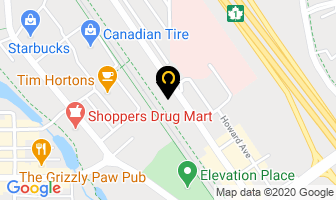 Canadian Rockies Chalets in Canmore map