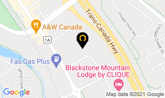Canadian Rockies Golf in Canmore map