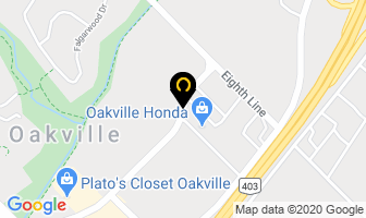 Canadian Spa in Oakville map