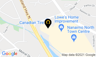 Canadian Tire in Nanaimo map