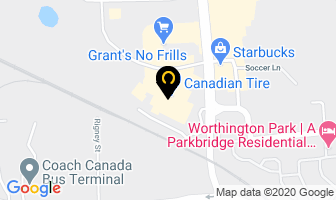 Canadian Tire in Kingston map