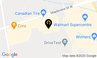 Canadian Tire in Barrie map