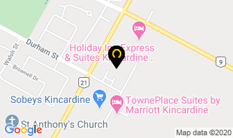 Canadian Tire in Kincardine map