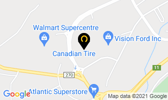 Canadian Tire in Atholville map