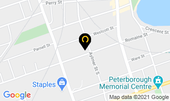 Canadian Union Postal Workers in Peterborough map
