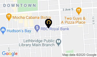 Canadian Western Bank in Lethbridge map