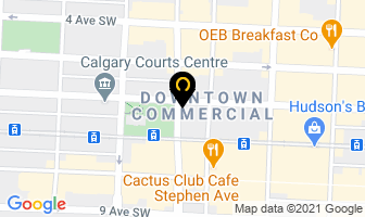 Canadian Western Bank in Calgary map