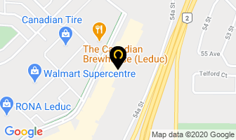 Canadian Western Bank in Leduc map