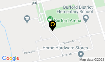 Canadian Woodworking in Burford map