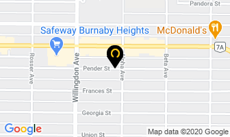 Canamex Concrete Ltd in Burnaby map
