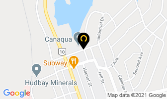 Canaqua Inc in Flin Flon map