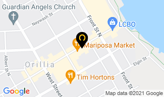 Candles With Care in Orillia map