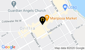 Candy Potter Psychotherapy in Orillia map