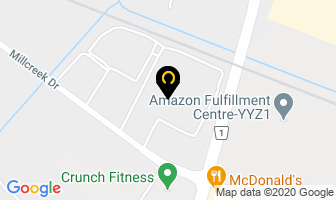Canex Global Logistics in Mississauga map
