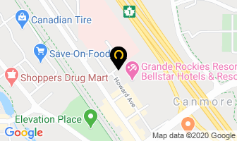 Canmore Associate Medical Clinic in Canmore map