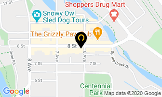 Canmore Downtown Dental in Canmore map