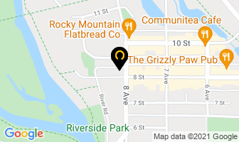 Canmore Highland Games in Canmore map