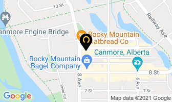Canmore Hot Yoga in Canmore map