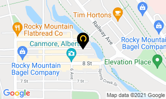 Canmore Seniors Association Drop In Centre in Canmore map