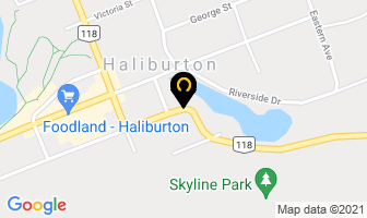 Canoe Fm Radio in Haliburton map