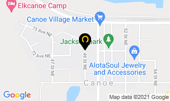 Canoe Sr Citizens Assoc in Salmon Arm map