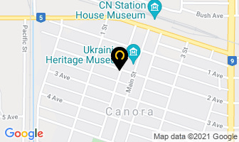 Canora Housing Authority in Canora map
