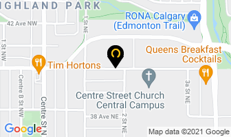 Cansel Survey Equipment in Calgary map