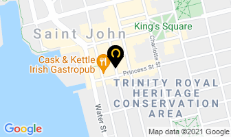 Canterbury Lounge in Saint John map