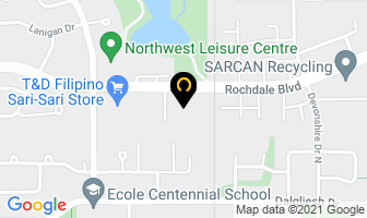 Canvas in Regina map