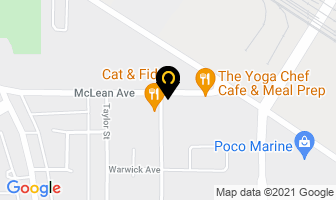 Canwest Surveying Services in Port Coquitlam map