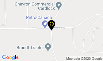Canyon Contracting Company in Smithers map