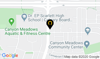 Canyon Meadows Dental Care in Calgary map