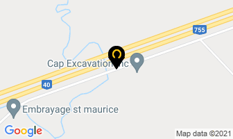 Cap Excavation Inc in Saint-maurice map