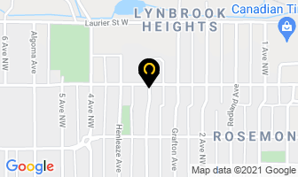 Capilano Court in Moose Jaw map
