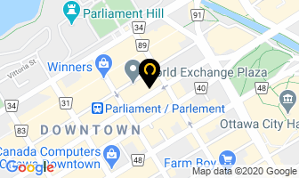 Capital City Hedges in Ottawa map