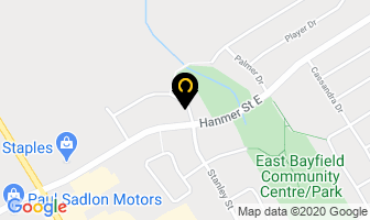 Capital M Dry Cleaning in Barrie map