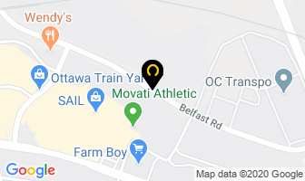 Capital Moving & Storage in Ottawa map