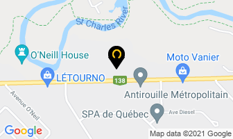 Capital Propane Inc in Ville de Québec map