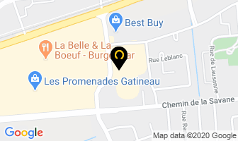 Capitale Outaouais Inc in Gatineau map