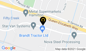 Cappco Tubular Products in Hamilton map